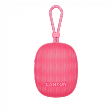 Canyon Boxa portabila Canyon OnMove 12, IPX7, Bluetooth,, 5W, Roz Canyon Boxa portabila Canyon OnMove 12, IPX7, Bluetooth,, 5W, Roz
