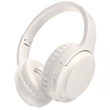 Casca de Telefon X22 Pro, Bluetooth 5.3, 250 mAh, Driver 40mm, Alb