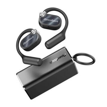 Casti alergare True Wireless OpenROck X, Open-Ear, Bluetooth 5.3, Anulare Zgomot cu AI, Multi-Pairing, 4 microfoane (Negru) Casti alergare True Wireless OpenROck X, Open-Ear, Bluetooth 5.3, Anulare Zgomot cu AI, Multi-Pairing, 4 microfoane (Negru)