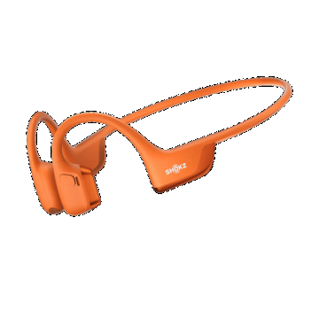 Casti alergare wireless Shokz OpenRun Pro 2, Bluetooth, Conductie osoasa, Autonomie 12 ore, IP55 (Portocaliu)