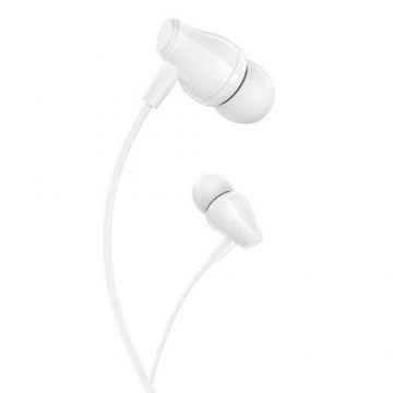 Casti audio, Borofone, Jack 3.5 mm, Alb