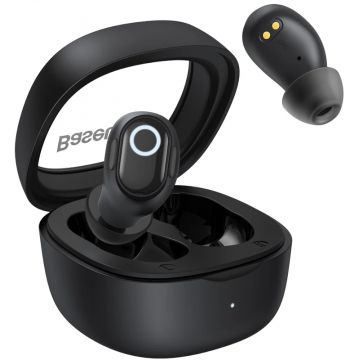 Casti Baseus In-Ear, Bowie WM02 Bluetooth Black