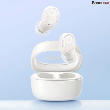 Casti Bowie WM02 Wireless TWS Bluetooth 5.3 Microfon Pe Casca Alb-Crem