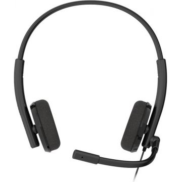 Casti Creative On-Ear, HS-220, Wired, USB-A, Noise-cancelling Condenser, Black