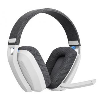 Casti Gaming Wireless ready2gaming PX25, Bluetooth, PS5/PS4, PC, Autonomie 63 ore, Microfon pliabil (Alb)
