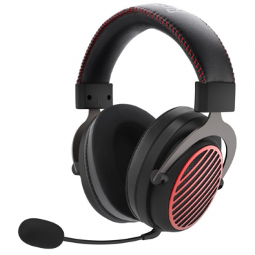 Casti Redragon Luna Pro, Bluetooth, Wired, USB (Negru/Rosu)