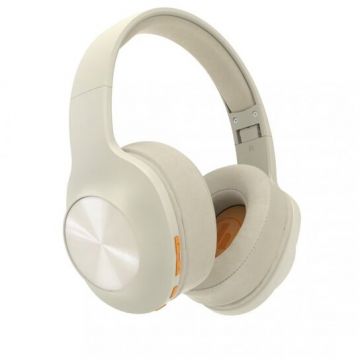 Casti Spirit Calypso Bluetooth Over-Ear Bass Boost Foldable Bej