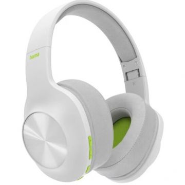 Casti Spirit Calypso II Bluetooth Over-Ear Bass Boost Alb