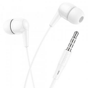 Casti Stereo HOCO M97, Jack 3.5mm, Cablu 1.2m (Alb)