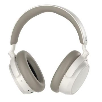 Casti Stereo Wireless Sennheiser Accentum Plus, Bluetooth, Hybrid ANC, Autonomie 50 ore, Microfon (Alb)