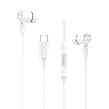 Casti Stereo XO Design EP81, USB-C (Alb)