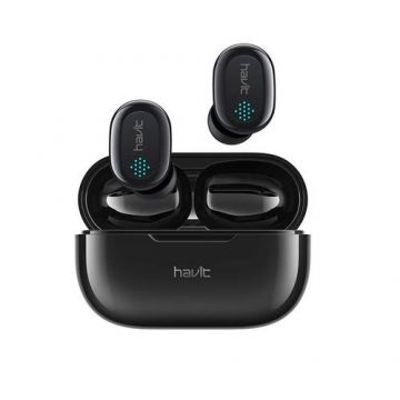 Casti True Wireless Havit TW925, Bluetooth 5.0 (Negru)