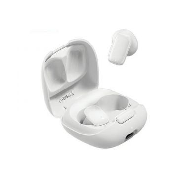 Casti True Wireless USAMS Seria ID, Bluetooth 5.3, HDP, Control tactil, Microfon (Alb)