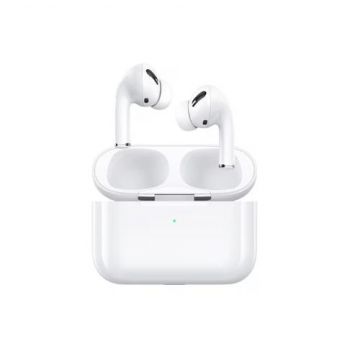 Casti True Wireless USAMS Seria YS BHUYS01, BLuetooth 5.0, Microfon, Autonomie 3 ore (Alb)