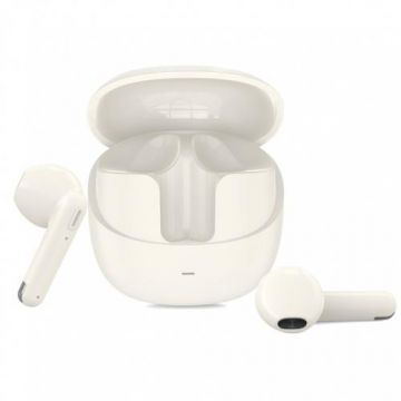 Casti True Wireless XO Design X39, Bluetooth, Microfon (Bej)