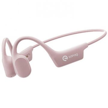 Casti Wireless A30S Pro Bluetooth Cu Conductie Osoasa IPX7 Autonomie 9h Roz