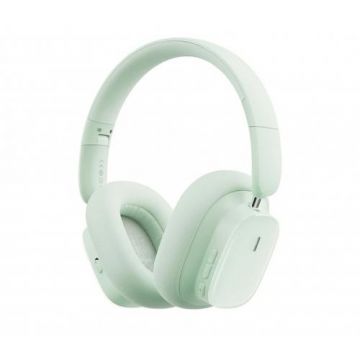 Casti Wireless Baseus Bowie H1i, ANC, Bluetooth 5.3, 3D Spatial Audio, Autonomie 100 ore (Verde)
