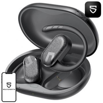 Casti Wireless Breezy Bluetooth 5.4 Autonomie 10h  Negru