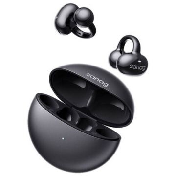Casti Wireless S6S Bluetooth Control Tactil Reducerea Zgomotului AI Negru