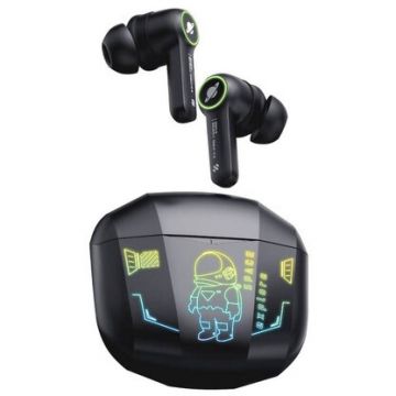 Casti Wireless T36 RGB Gaming Bluetooth Negru