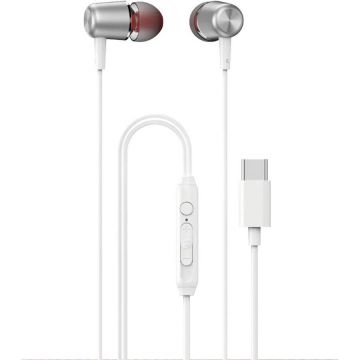Casti X1 Pro T, In-ear, Control pe fir, USB-C, Lungime cablu 1.2m, Alb