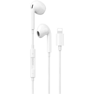 Casti X14 Pro L-W1, In-ear, Control pe fir, Lightning, Lungime cablu 1.2m, Alb