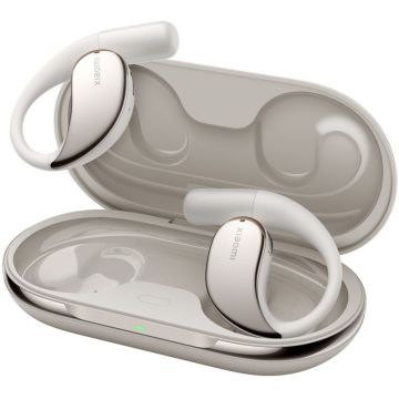 Casti Xiaomi Open-Ear, OpenWear Stereo, TWS Hi-Res Audio, AI Noise Cancellation, Sandstone Beige