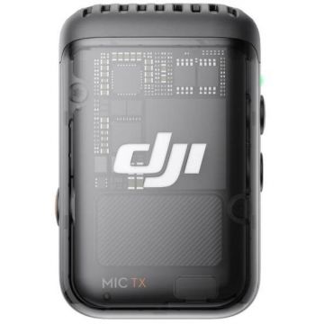 DJI Transmitator wireless cu microfon DJI Mic 2 1TX, Negru