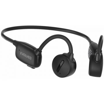 Evolveo Căști fără fir EVOLVEO BoneSwim Pro, MP3, 32GB, cu bandă pentru obraji, negru