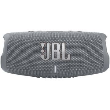 JBL Boxa portabila JBL Charge 5, Bluetooth, Pro Sound, IP67, PartyBoost, Powerbank, Gri JBL Boxa portabila JBL Charge 5, Bluetooth, Pro Sound, IP67, PartyBoost, Powerbank, Gri