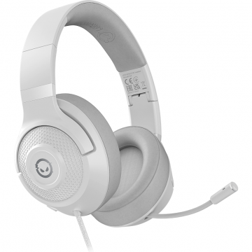 LORGAR Casti gaming cu fir, Lorgar, Noah 101, over-ear, 3.5mm jack, lungime cablu 2m, Alb
