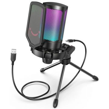 Microfon Fifine A6T RGB Black