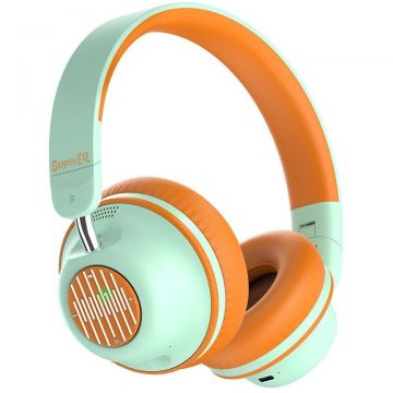 ONEODIO Casti hibride OneOdio S2 GD, Bluetooth, anulare activa a zgomotului, Portocaliu/Verde