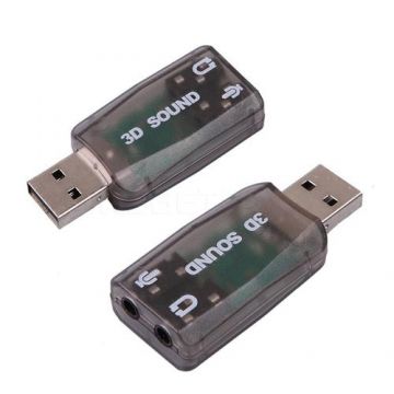 Placa de sunet Spacer SPSC-USB-01, extern, 5.1, interfata USB 2.0, jack 3.5 mm