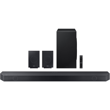 Samsung Soundbar Samsung HW-Q990C, 11.1.4, 656W, Bluetooth, Wi-Fi, Subwoofer Wireless, Dolby Atmos, Negru Titan (HW-Q990C/EN)
