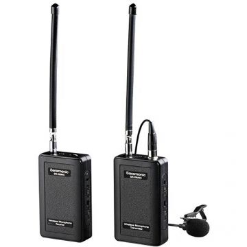 SARAMONIC Saramonic SA SR-WM4C Sistem de microfon fără fir VHF, 1 transmițător cu microfon cu clips, 1 receptor