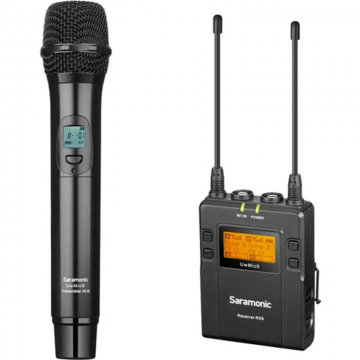 SARAMONIC Set microfon wireless Saramonic UwMic9 Kit4Microfon HU9, Negru