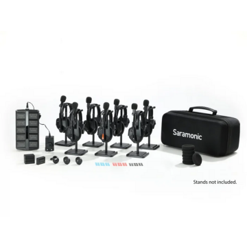 SARAMONIC Solutie intercom completa Saramonic WiTalk9 WT7S14xbat, 7 pers, Full-Duplex, 1.9GHz, single-ear