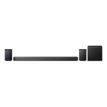 Soundbar Samsung HW-Q930F, 9.1.4, Wi-Fi, Subwoofer Wireless si Rear Speaker, HDR10+, HDMI, Bluetooth, Wi-Fi (Negru Titan)