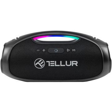 Tellur Boxa portabila Tellur Obia Pro TLL161241, 60 W, Iluminare RGB, IPX6, USB, Negru