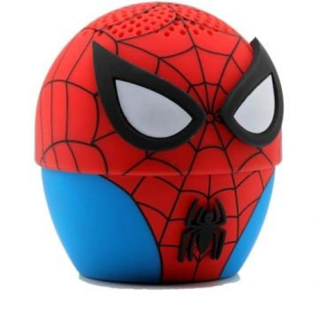 Boxa portabila Bitty Boomers Spider Man, Bluetooth, 3 W, Autonomie 4 ore (Rosu/Albastru)