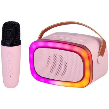 Boxa Portabila Bluetooth XR8A01 Mini 10W Microfon Roz