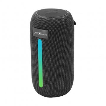 Boxa Portabila SPK-BT-LED-07 Baterie 1500mAh microSD USB Radio FM BT 5.3 Iluminare LED RMS 5W Negru