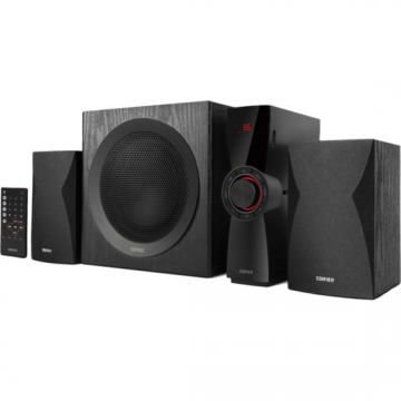 Boxe CX7-BK 2.1 Bluetooth Telecomanda AUX/USB/SD RMS 69W Negru