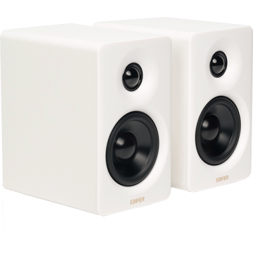 Boxe Desktop M60-W 2.0 Hi-Res Audio Bluetooth 5.3 AUX/USB-C RMS 66W Alb