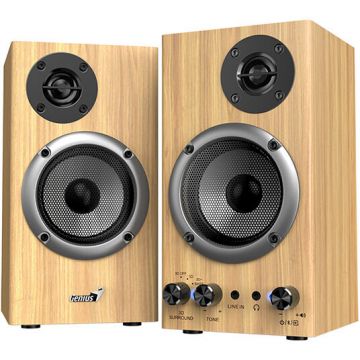 Boxe SP-HF520BT 2.0 RMS 20W Bluetooth 5.3 Lemn de Pin