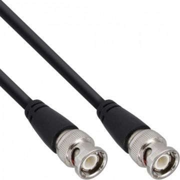Cablu video BNC RG59/75Ohm T-T 2m, InLine IL10802