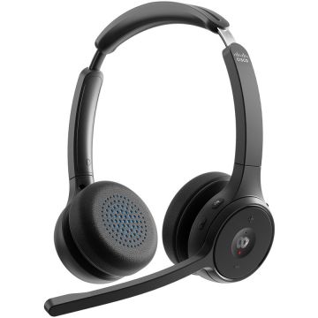 Casti 722 WIRELESS DUAL ON-EAR/HEADSET USB-A BUNDLE-CARBON Negru