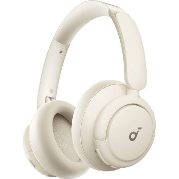 Casti Anker Over-Ear, Soundcore Life Q30, Hybrid Active Noise Cancelling, Deep Bass, MultiPoint, White