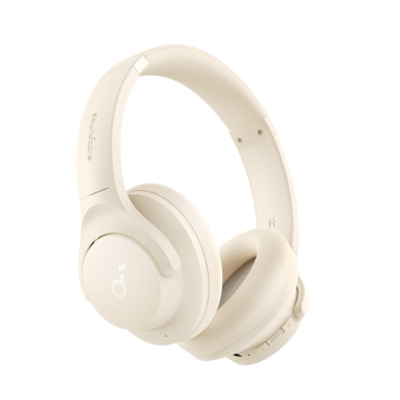 Casti Audio Soundcore Q20i (A3004G21) Utilizare Multimedia Bluetooth 5.0 AUX USB-C Microfon Autonomie pana la 60 Ore Hybrid ANC Alb